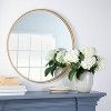 34" Round Decorative Wall Mirror Brass - Threshold™ Designed With Studio McGee : Target