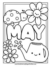 months of the year coloring pages Archives - Cute Coloring Pages For Kids