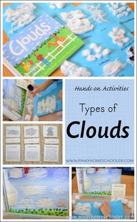 Types of clouds with FREE 3 part cards More