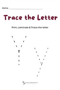 Looking for FREE letter Y tracing worksheet printables for your littles? Here are four different worksheets that include both lowercase and capital letter practice for your preschool or kindergarten child... #freeprintables #freeworksheets #tracingworksheetprintables #tracingprintables #tracingworksheets #kindergartenprintables #preschoolprintables #preschoolworksheets #kindergartenworksheets #myhappyhomeschooling #homeschoolprintables #freehomeschoolworksheets #freetracingworksheets #alphabet