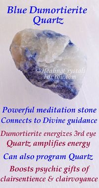 Blue Dumortierite Quartz