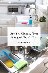 Did you know that a sponge is one of the dirtiest items in the kitchen? Here are three ways you can clean and extend the life of your kitchen sponge.