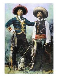 Giclee Print: Mexican Cowboys Art Print : 24x18in