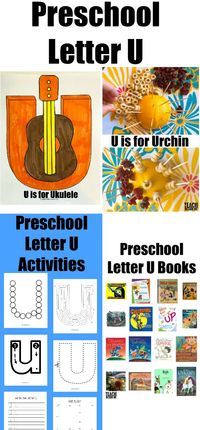 Letter of the Week: Preschool Letter U Activities - Teach Beside Me