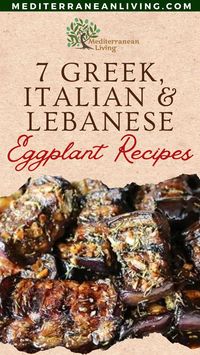 These eggplant recipes come from Greece, Italy and Lebanon, which have some of tastiest foods in the Mediterranean. Although the food from these countries can taste so different, they all revolve around similar ingredients – local vegetables, extra virgin olive oil and quality herbs and spices. #MediterraneanLiving