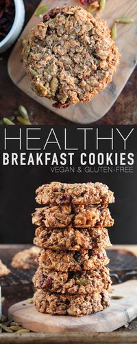 Start your morning off right with this vegan and gluten-free breakfast cookie. Filled with protein, healthy fats, and superfoods for a satisfying and wholesome meal.