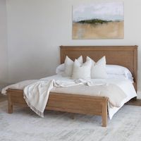 details by Becki Owens Ren Platform Bed, Distressed Natural Wood Finish, Assorted Sizes - Sam's Club