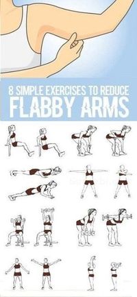 8 Simple Exercises to Reduce Flabby Arms-Do you have a fat accumulation in the arm area? Do you think twice before selecting a sleeveless dress for you because you have flabby arms If yes, then I must tell that you can lose the stubborn arm fat and get those toned and sculpted arms by doing certain exercises which are specifically meant to lose arm fat. by deena