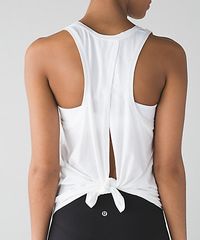 Lululemon All Tied Up Tank White size 6