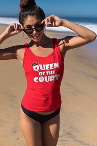 A fun design for girls' and women's volleyball players (indoor or beach volleyball) who rule the volleyball courts