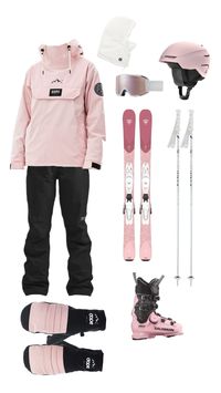 Pink Ski outfit #skiing #winter #pink