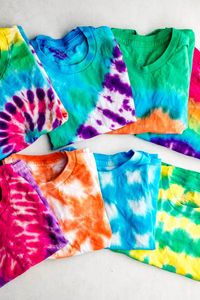 Learn easy tie dye folding techniques to create awesome tie dye patterns on your next t-shirt. A great summer craft for kids, camps, teens, and families.