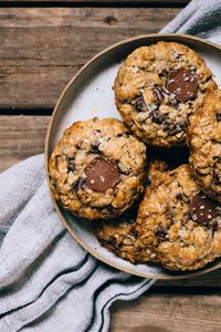 oatmeal coconut chocolate chunk cookies (aka: granola cookies) — the farmer's daughter | let's bake something