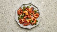 Shrimp and Basil Stir-Fry Recipe | Bon Appetit