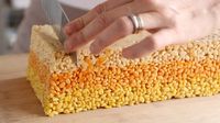 crispy candy-corn treats video | martha stewart.