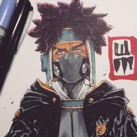 Odunze Whyte Oguguo on Instagram: “Meet Obi, Apple Black character with further to be revealed in volume 3! Just dropped to a new video inking and coloring this illustration…”