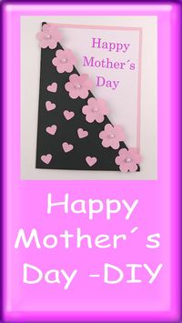 How to Make Happy Mother´s Day Card EASY with Paper. #mothersday #mothersdaygift #momgift #giftformom #mothersdaycards #mothersdayhandmade #mothersdaycardsdiy