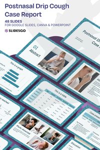 Download the Postnasal Drip Cough Case Report template for PowerPoint or Google Slides

#Slidesgo #FreepikCompany #presentations #themes #templates #GoogleSlides #PowerPoint #GoogleSlidesThemes #PowerPointTemplate  #Professional #Blue #Simple #Medical #Health #Minimalist #Abstract #Pattern #CaseReport #Background #Formal #Research #Canva #CanvaTemplate #presentationideas #presentationdesign #powerpointdesign