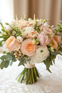 Step back in time with these 71 vintage-inspired peach wedding bouquets that radiate charm. From delicate lace details to classic florals, these bouquets are perfect for creating an old-world romantic vibe. #vintagewedding #peachbouquet #classicbride