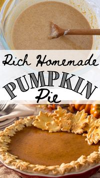 Homemade pumpkin pie has a fresh buttery flaky crust and is a bit more seasoned than the store-bought version. Store-bought pumpkin pie #easypumpkinpie