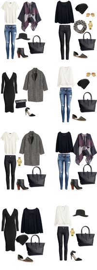 5 Days in NYC Outfit Options