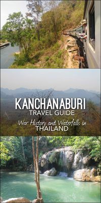 Check out my Kanchanaburi travel guide for heaps of information about this cool little city in Thailand. You can explore waterfalls, WW2 history and beautiful Thai countryside.