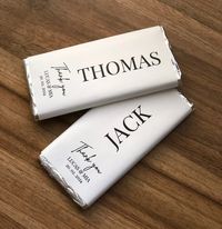 Wedding Favours Custom Name Place Card Chocolate Bar Labels - Etsy Australia