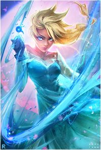 Frozen, Elsa, by Ross Tran