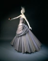 "Swan" Dress, Charles James (American, 1906-1978): 1955, silk, chiffon, satin, nylon.