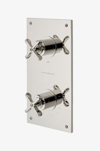 Henry Integrated Thermostatic and Volume Control Trim with Cross Handles | Waterworks