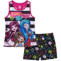 Monster High Tank Sleep Top and Shorts 2 Piece Pajma Set - Walmart.com