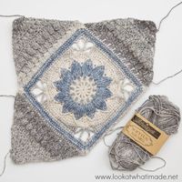 Charlotte {Large Crochet Square Part 2}