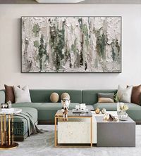 Large Green Painting,painting Green and Grey,minimalist Abstract Painting,abstract Art Green Canvas Wall Art Large - Etsy UK