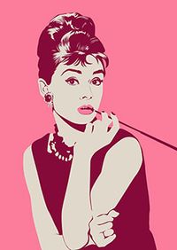 Poster Audrey Hepburn Mais