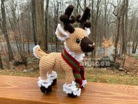 Reindeer Crochet Pattern PDF US Terminology | Etsy