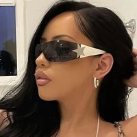 Y2K Sunglasses For Women Men,Trendy Shield Wrap Around Glasses Oversized Fashion One-piece Sunglasses, retro, vintage, 2000s, affiliate. Search fav51056 on the Temu App to get 30% off discount!!