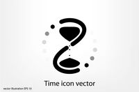 Time icon vector by 007NATALIIA on @creativemarket