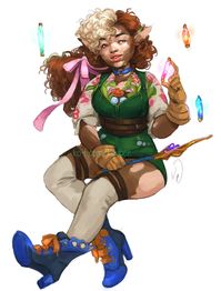 ArtStation - DnD. Enchanter, Kii Weatherton