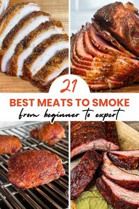 Ignite your barbecue spirit with these 21 best meats to smoke for beginners and BBQ experts! From the robust flavors of a classic beef brisket to the refined taste of a tender turkey breast and the savory allure of smoked ham, our guide offers an array of smoked meat recipes. Whether you're taking your first steps into the smoky world or you're a discerning pitmaster seeking innovative smoker meat ideas, these carefully selected meats will elevate your smoking game.