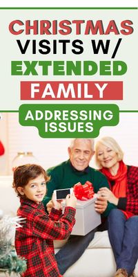 Christmas Visits with Extended Family: Addressing Issues. How To Juggle Extended Family During Holidays. Tips to help you balance time with all sides of extended family and still have time for your little family. Get 5 tips for how to handle your extended family during the busy Christmas season. How do you balance your own family activities with the wants of grandparents and other family members.