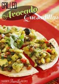 Grilled Avocado Quesadillas