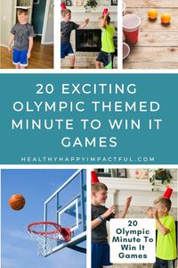 Explore the excitement of the Olympics with these fun Minute to Win It games for kids! Whether you're hosting a themed party or just looking for entertaining activities, these easy Olympic games are perfect. From winter to summer sports, there's something for everyone to enjoy. Get ready to create unforgettable memories with these office Olympic Minute to Win It challenges that will keep everyone entertained. Start the countdown and let the games begin!