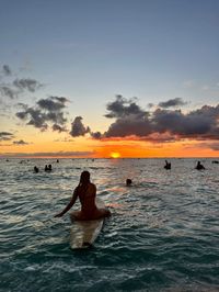 #surfing #sunset #beach #hawaii #waikiki #honolulu