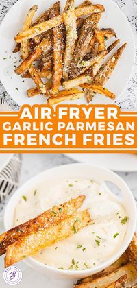 These crispy homemade Air Fryer French Fries are so easy to make with only a few ingredients needed in just 15 minutes.