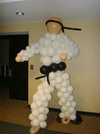 Karate Balloon Guy by www.atlantaevents.biz