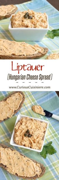 Liptauer (Slovakian Cheese Spread) • Curious Cuisiniere