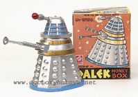 1960s Codeg silver Dalek money box from doctorwhotoys.net