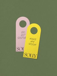 SOLLY Hotel — Brand Identity made by Abmo Solly is a boutique hôtel in Paris by Younight Hospitality