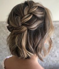 Chunky French Braid Style for Special Occasion