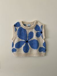 Make Myself Flowers Vest pattern by Vexnot Studio